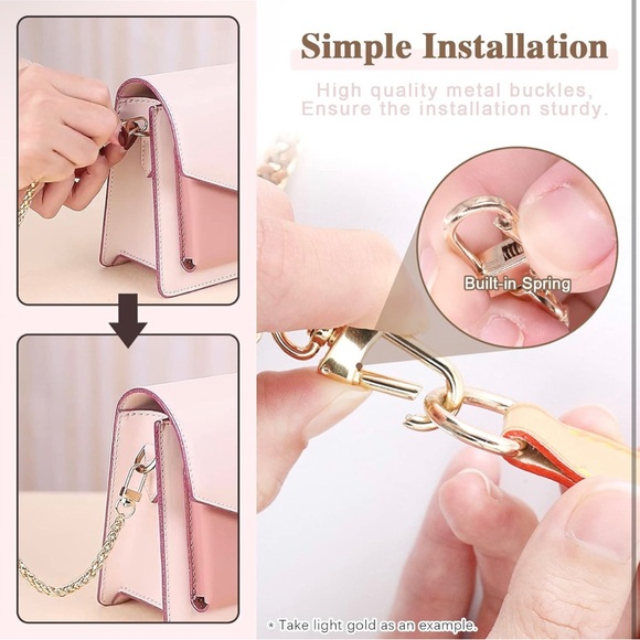 NIB ROSE GOLD 39.4 INCH ELECTROPLATED REPLACEMENT CHAIN - Picture 3 of 6